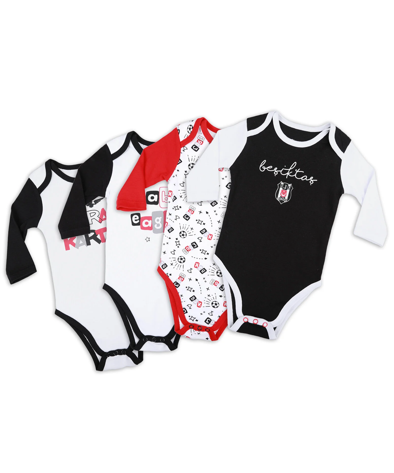 BEŞİKTAŞ BABY LONG SLEEVE BODY SET K22-117